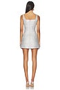 view 3 of 4 Aidan Tweed Dress in Silver