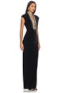 view 2 of 4 Lenora Velvet Gown in Black