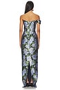 view 3 of 4 Jackson Jacquard Gown in Blue Multi