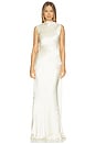 view 2 of 3 Cassandra Gown in Ivory