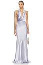view 1 of 3 Pearl Gown in Dusty Lavender
