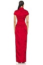 view 3 of 4 Isabella Embroidered Gown in Red