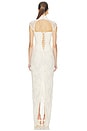 view 3 of 5 Emilia Lace Gown in Cashew Beige