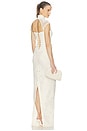 view 4 of 5 Emilia Lace Gown in Cashew Beige