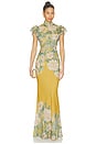 view 1 of 4 ROBE STELLA in Yellow Multi