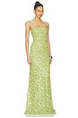 view 2 of 6 ROBE COURTNEY in Green Emerald