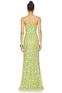 view 3 of 6 ROBE COURTNEY in Green Emerald