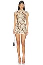 view 1 of 3 Raven Dress in Brown Multi
