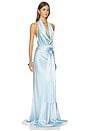 view 2 of 3 VESTIDO LARGO SABINA in Frost Blue