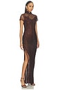 view 2 of 4 Ming Crystal Dress in Dark Brown