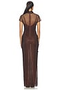 view 4 of 4 Ming Crystal Dress in Dark Brown