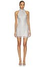 view 1 of 4 Shao Mini Dress in Silver