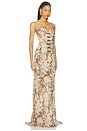 view 2 of 4 VESTIDO NEYLA in Brown Multi