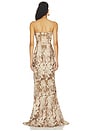 view 3 of 4 VESTIDO NEYLA in Brown Multi