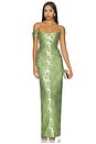 view 1 of 4 VESTIDO LARGO JACKSON  in Green