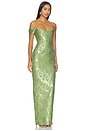 view 2 of 4 VESTIDO LARGO JACKSON  in Green