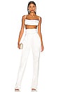 view 2 of 5 КОМПЛЕКТ - ТОП, ШТАНЫ И ЮБКА MARIA in White