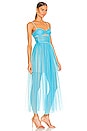 view 2 of 3 Carrie Dress in Turquoise Blue