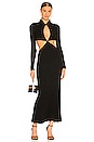 view 1 of 3 Demi Cut Out Knit Dress in Black
