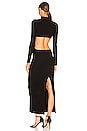 view 3 of 3 Demi Cut Out Knit Dress in Black