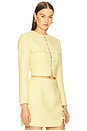 view 2 of 5 ABBIE ツイードジャケット in Butter Yellow
