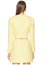 view 3 of 5 ABBIE ツイードジャケット in Butter Yellow