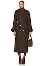 view 1 of 4 Nevada Trench Coat in Espresso