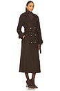view 3 of 4 Nevada Trench Coat in Espresso