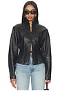 view 1 of 4 Anton Leather Tang Jacket in Black