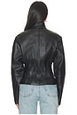 view 4 of 4 Anton Leather Tang Jacket in Black