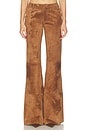 view 1 of 6 Gael Suede Pant in Brown