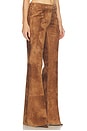 view 2 of 6 Gael Suede Pant in Brown