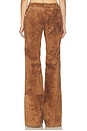 view 5 of 6 Gael Suede Pant in Brown