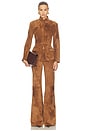 view 6 of 6 Gael Suede Pant in Brown