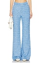 view 1 of 6 Asha Tweed Pant in Cornflower Blue