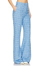 view 2 of 6 Asha Tweed Pant in Cornflower Blue