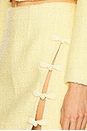 view 6 of 6 Ida Tweed Skirt in Butter Yellow