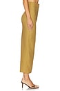 view 3 of 6 Niki Crepe Skirt in Golden Olive