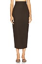 view 1 of 6 Nomi Suede Skirt in Espresso