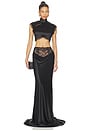 view 5 of 6 FALDA LILA in Black