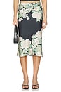 view 1 of 4 FALDA MIDI DARA in Black Multi