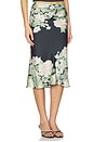 view 2 of 4 FALDA MIDI DARA in Black Multi