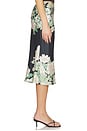 view 3 of 4 FALDA MIDI DARA in Black Multi