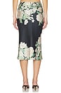 view 4 of 4 FALDA MIDI DARA in Black Multi