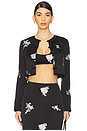 view 1 of 6 TOP BORDADO MIRA in Black