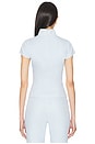 view 3 of 5 Iris Crepe Top in Pastel Blue