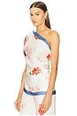 view 3 of 5 Elba Top in White Multi