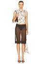 view 1 of 3 Callie Top in Beige Multi