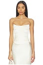 view 1 of 4 Della Corset Top in Ivory