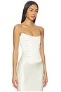view 2 of 4 Della Corset Top in Ivory